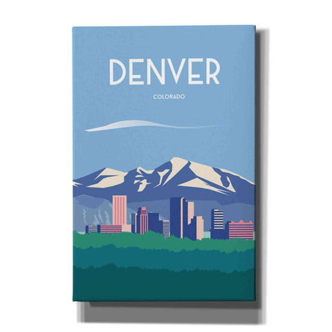 Image of 'Denver' by Arctic Frame, Canvas Wall Art
