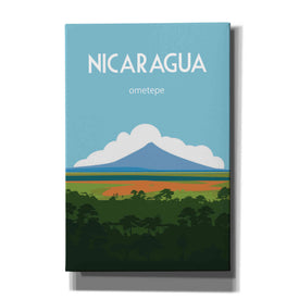 'Nicaragua' by Arctic Frame, Canvas Wall Art