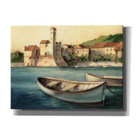 "Mediterranean Harbor II" by Ethan Harper, Canvas Wall Art