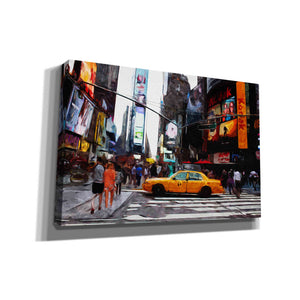 'Times Square' by Linda Woods, Canvas Wall Art