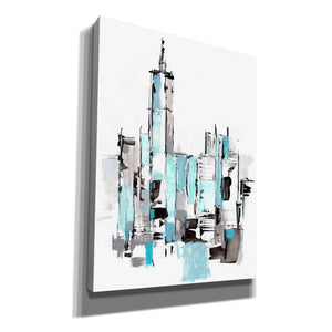 "Blue City II" by Ethan Harper, Canvas Wall Art