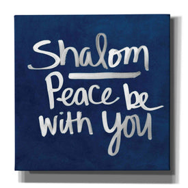 'Shalom - Hanukkah' by Linda Woods, Canvas Wall Art
