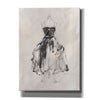 "Black Evening Gown I" by Ethan Harper, Canvas Wall Art