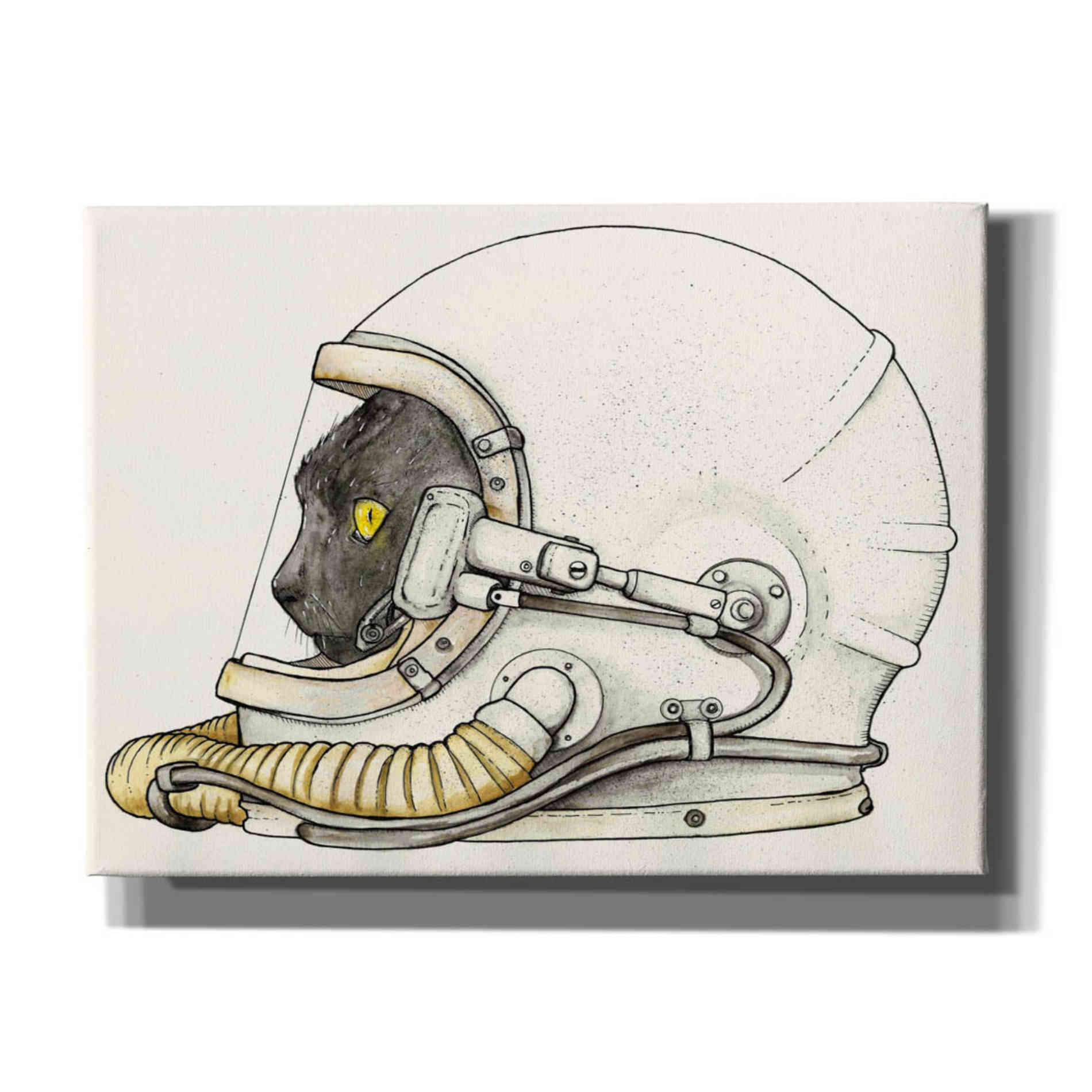 'Space Kitteh II' by Craig Snodgrass, Canvas Wall Art