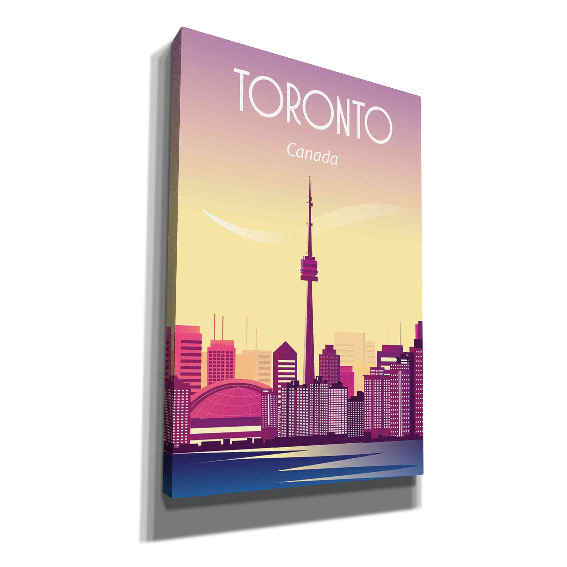 'Toronto Canada' by Arctic Frame Studio, Canvas Wall Art