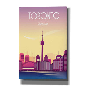 'Toronto Canada' by Arctic Frame Studio, Canvas Wall Art