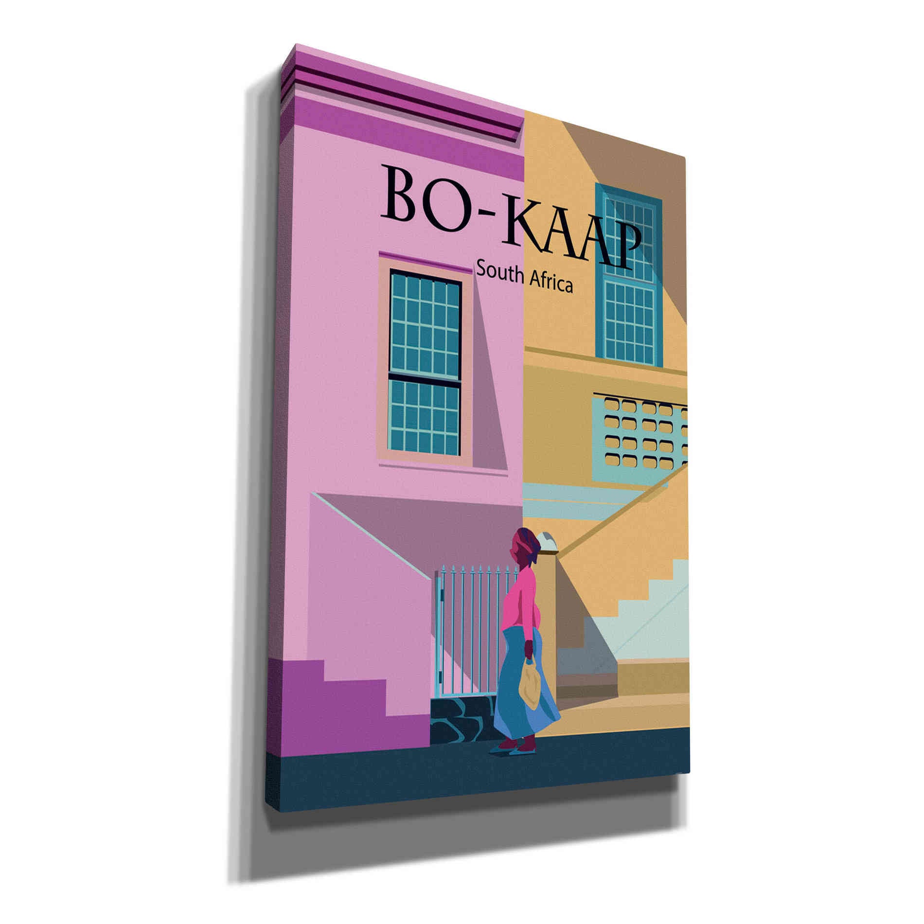 'Bo-Kaap' by Arctic Frame Studio, Canvas Wall Art