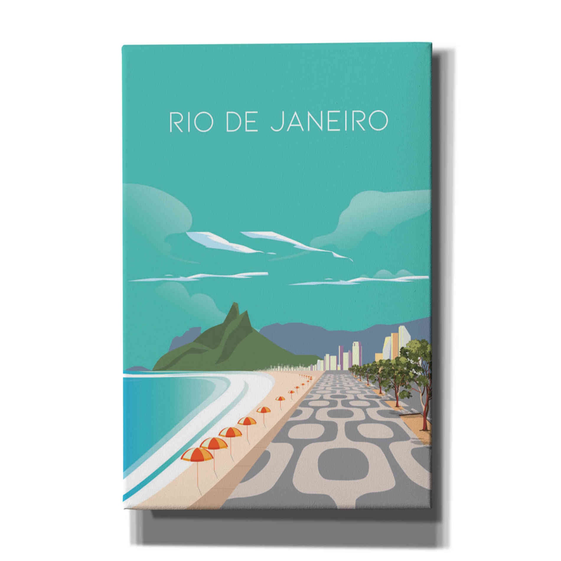 'Rio' by Arctic Frame Studio, Canvas Wall Art
