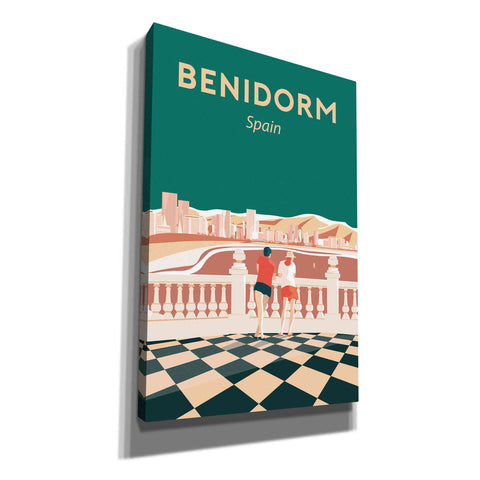 Image of 'Benidorm' by Arctic Frame Studio, Canvas Wall Art