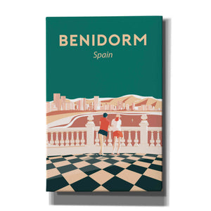 'Benidorm' by Arctic Frame Studio, Canvas Wall Art