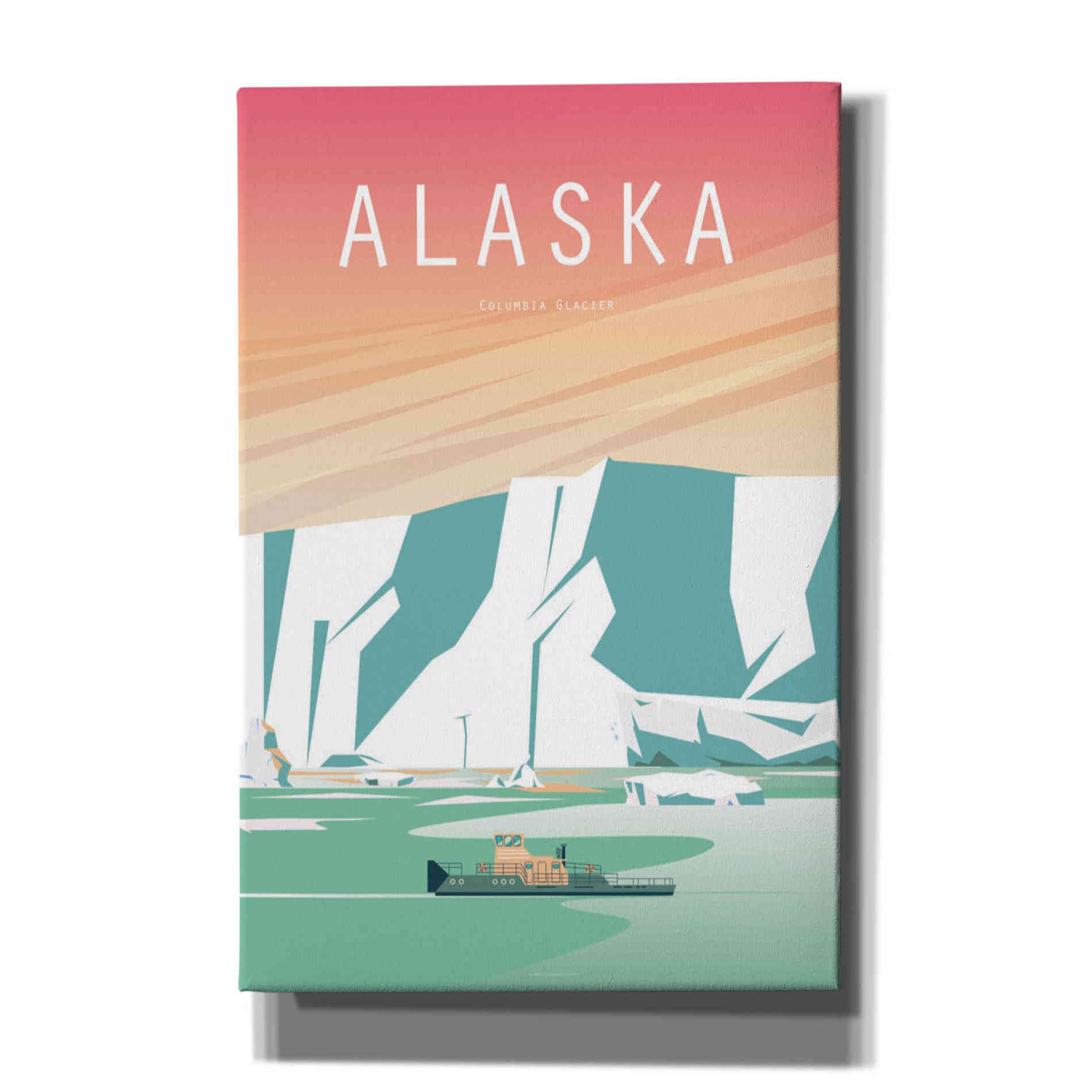 'Alaska' by Arctic Frame Studio, Canvas Wall Art