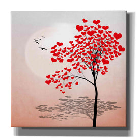 "Love Tree 2" by Hal Halli, Canvas Wall Art