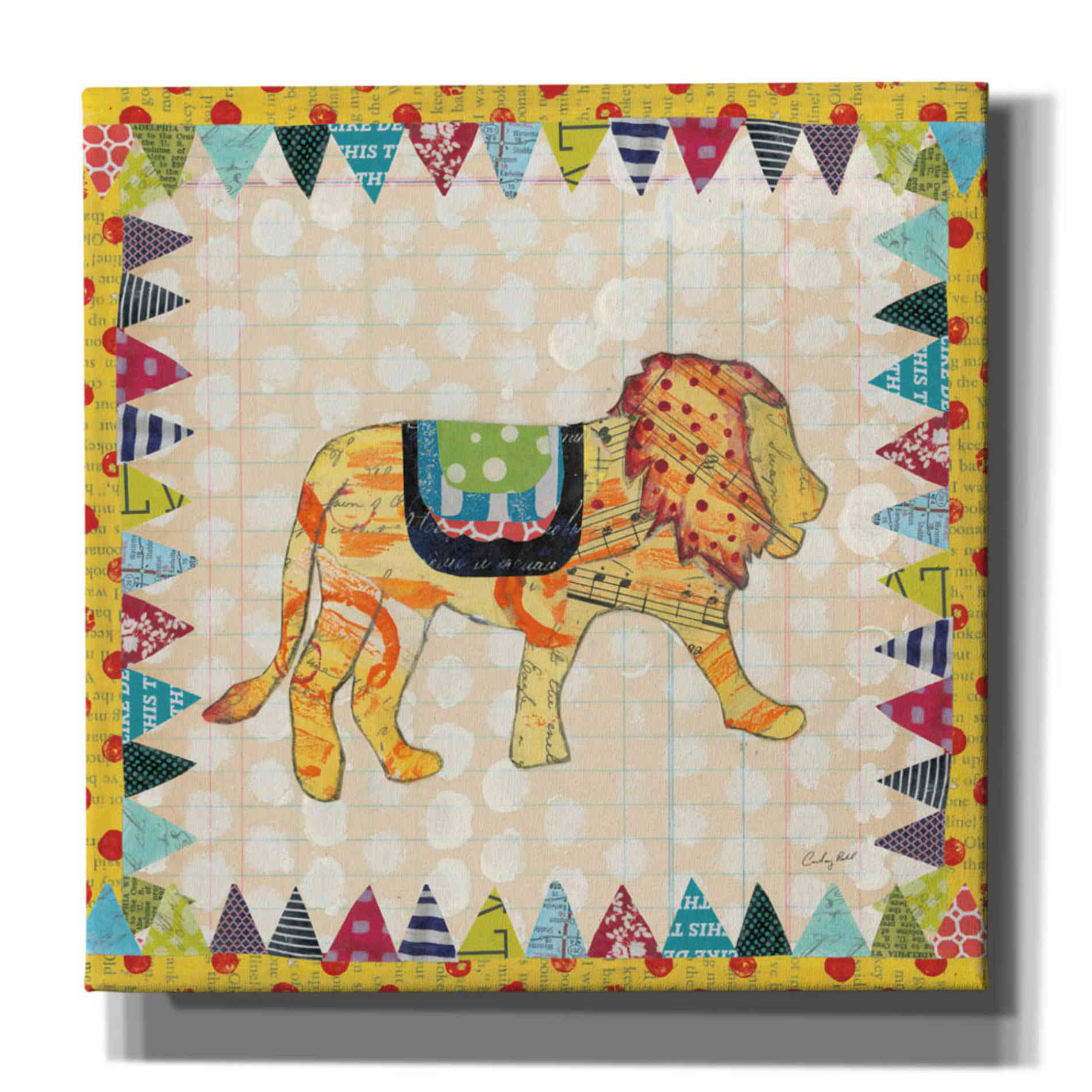 'Circus Fun IV' by Courtney Prahl, Canvas Wall Art