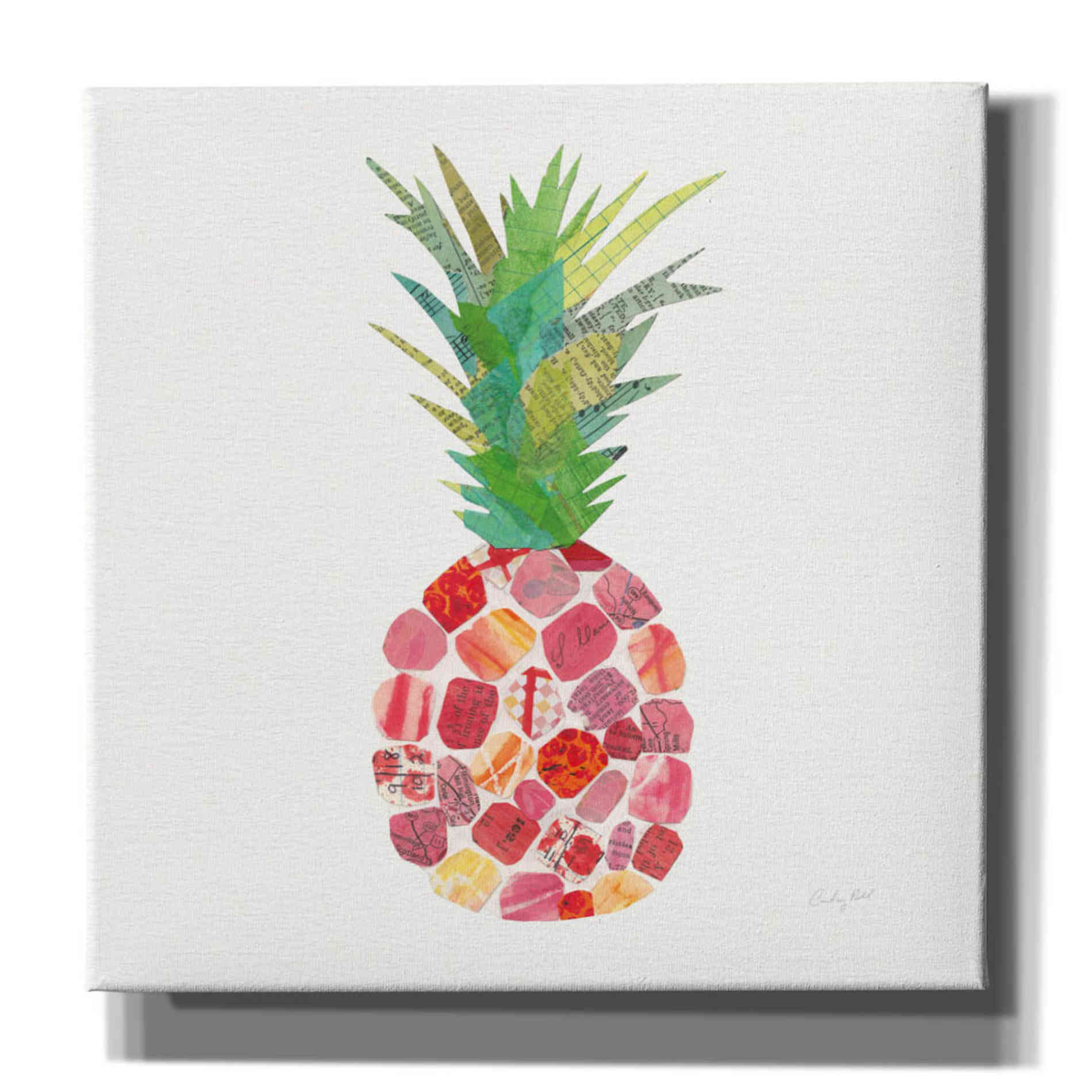 'Tropical Fun Pineapple I' by Courtney Prahl, Canvas Wall Art