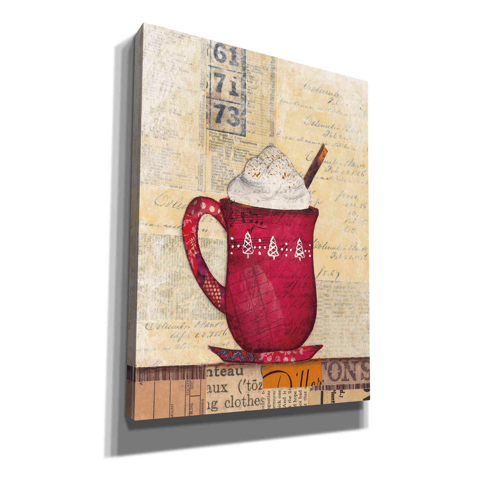 'Cozy Cups III' by Courtney Prahl, Canvas Wall Art