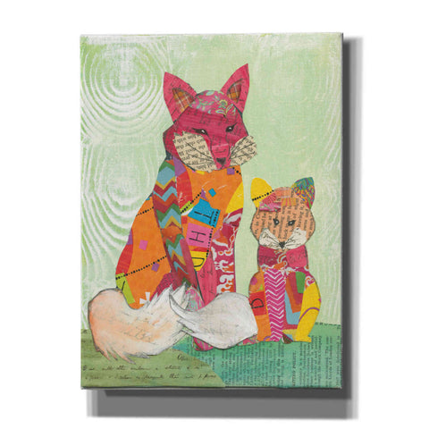 Image of 'Fox Family' by Courtney Prahl, Canvas Wall Art