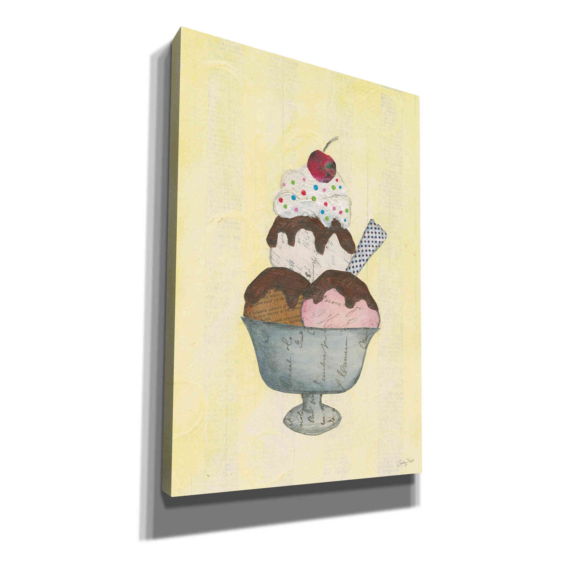 'Sundae Delight II' by Courtney Prahl, Canvas Wall Art