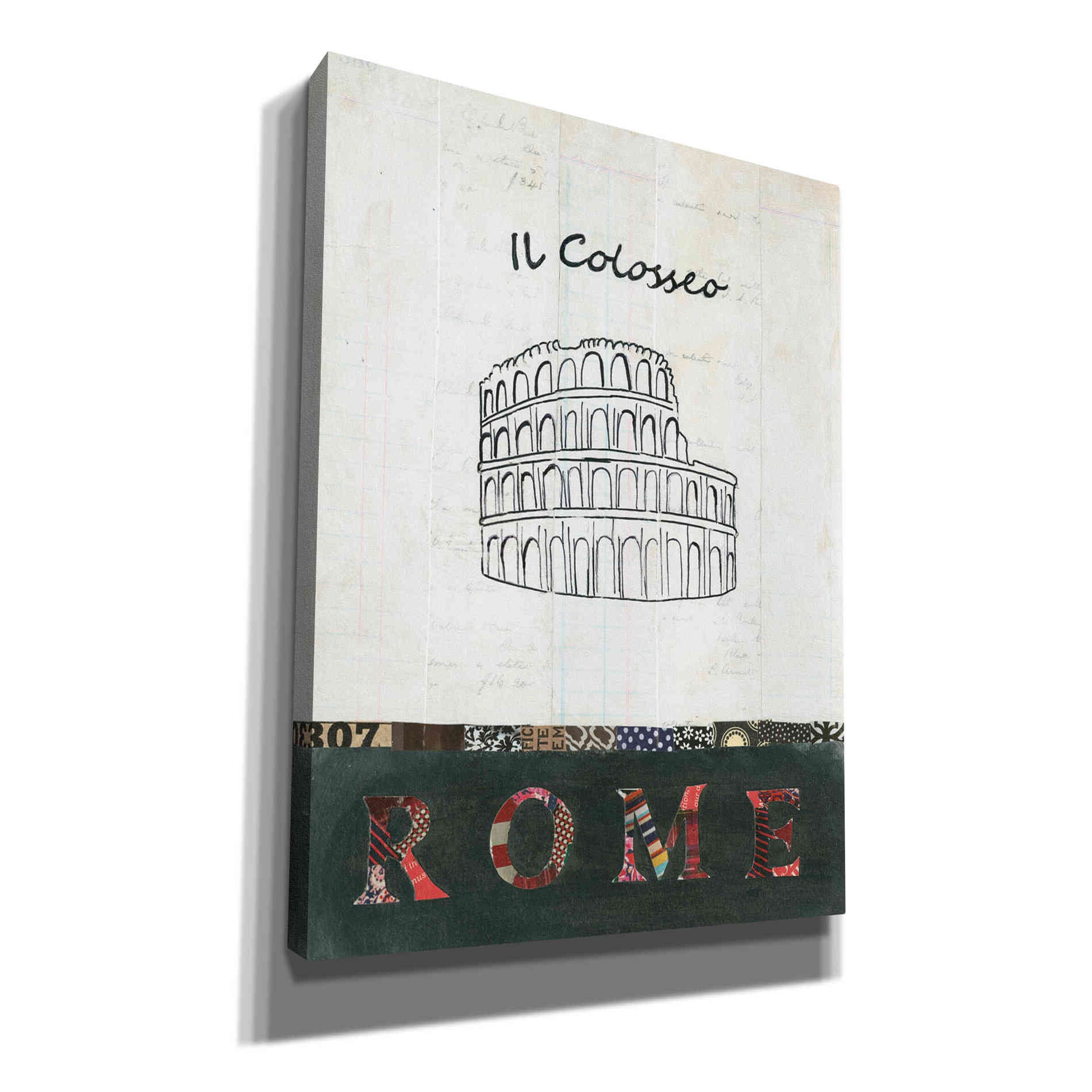'Il Colosseo' by Courtney Prahl, Canvas Wall Art