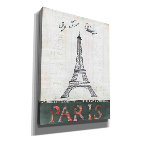 Image of 'La Tour Eiffel' by Courtney Prahl, Canvas Wall Art