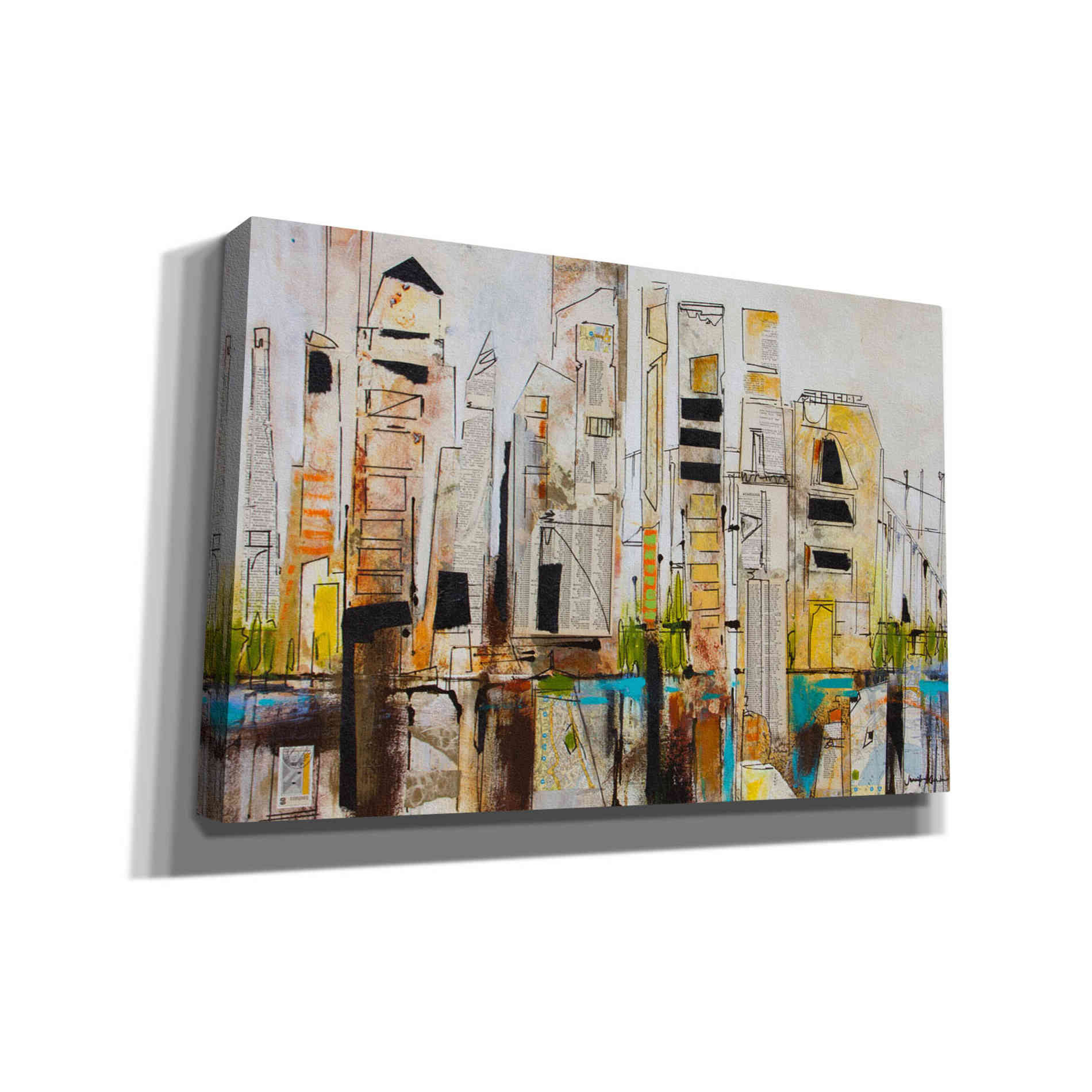 'Skyline 1 Acrylic' by Jennifer Gardner, Canvas Wall Art