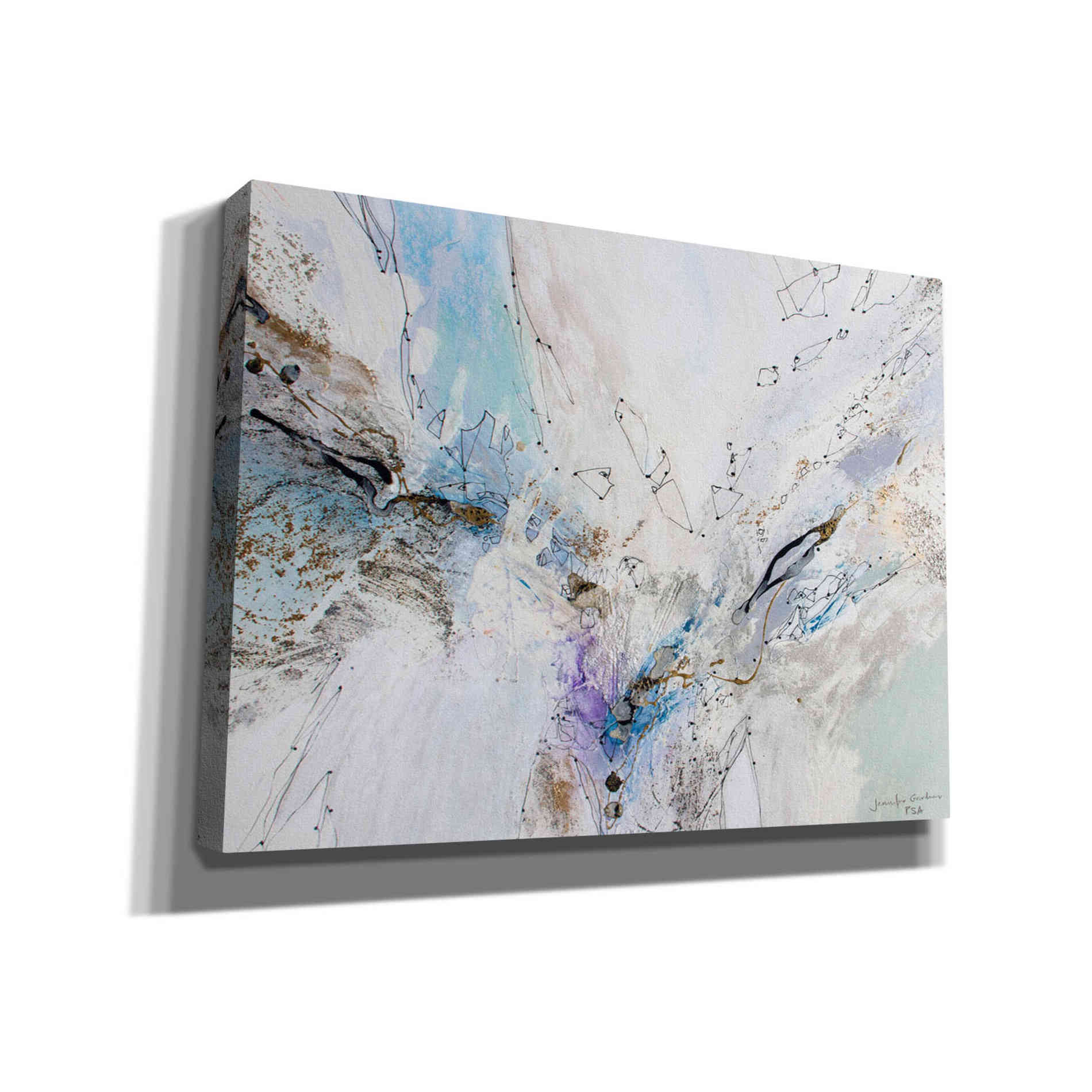 'Seafoam Neutral 3' by Jennifer Gardner, Canvas Wall Art