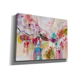 'Red and White 6' by Jennifer Gardner, Canvas Wall Art
