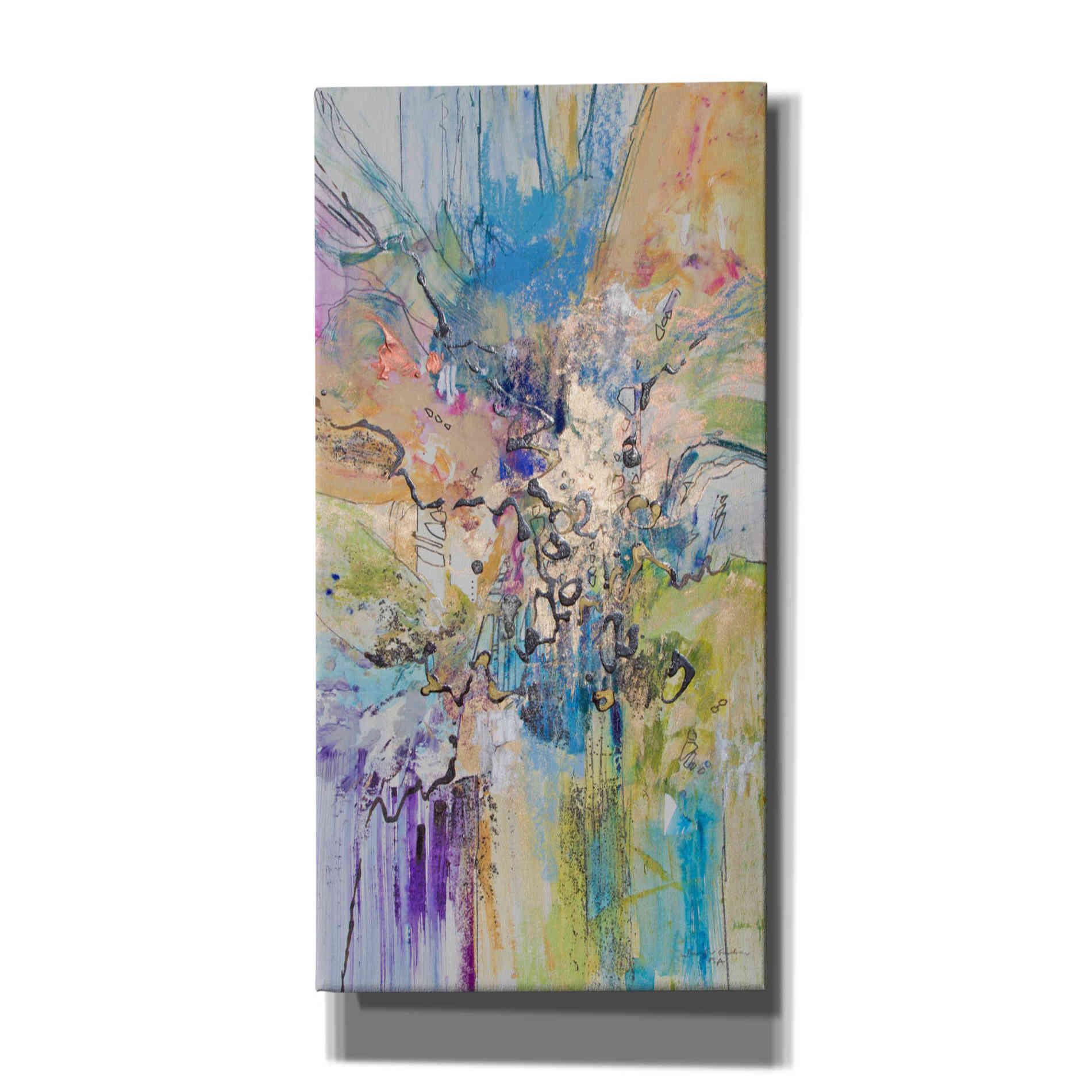 'Blue Series 13' by Jennifer Gardner, Canvas Wall Art