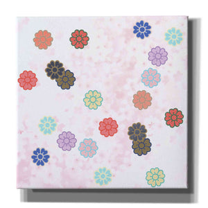 'Sakura Pattern' by Zigen Tabanbe, Canvas Wall Art,Size 1 Square
