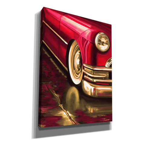 Image of 'Vintage Car Reflections' by Louise Montillio, Canvas Wall Art,Size C Portrait