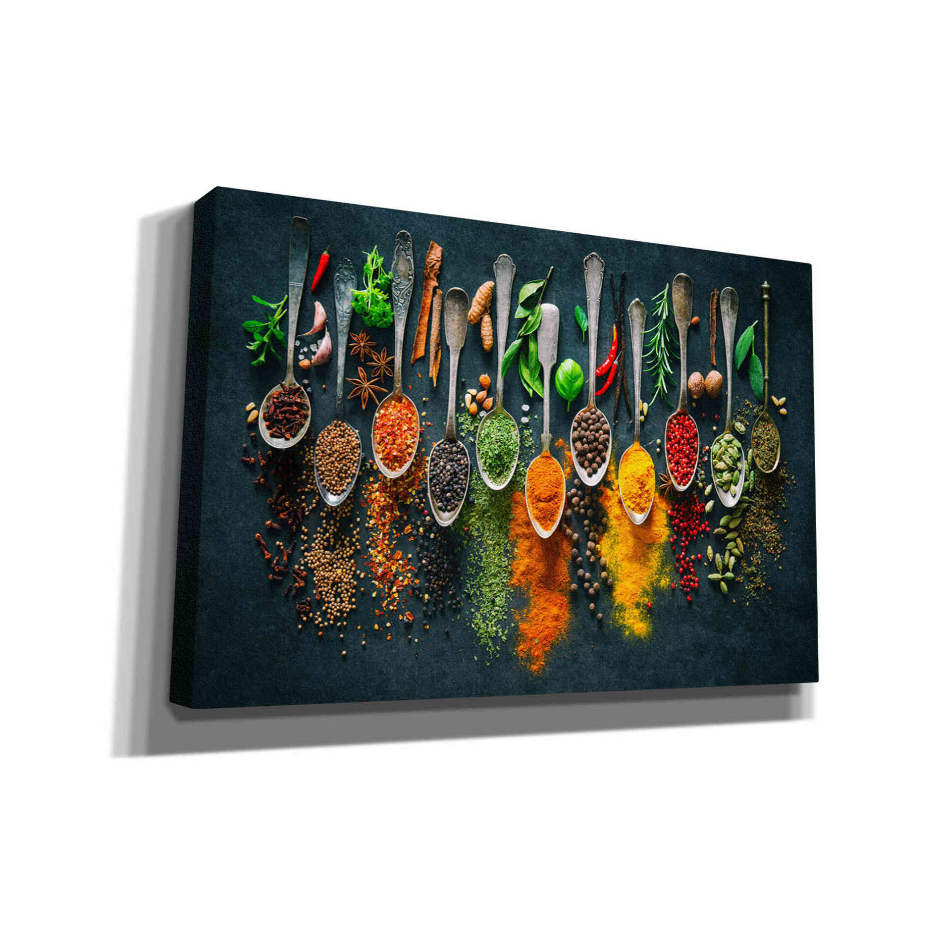 'Colorful Spices,' Canvas Wall Art