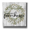 'Home Sweet Farmhouse Wreath' by Cindy Jacobs, Canvas Wall Art