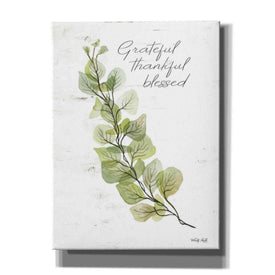 'Grateful Thankful Blessed' by Cindy Jacobs, Canvas Wall Art