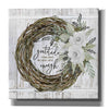 'Gratitude Wreath' by Cindy Jacobs, Canvas Wall Art