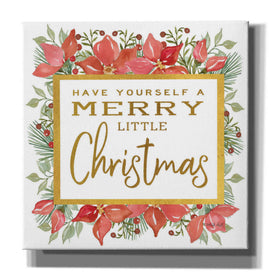 'Merry Little Christmas' by Cindy Jacobs, Canvas Wall Art