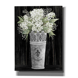 'Punched Tin Floral I' by Cindy Jacobs, Canvas Wall Art