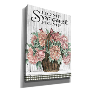 'Home Sweet Home Peonies' by Cindy Jacobs, Canvas Wall Art