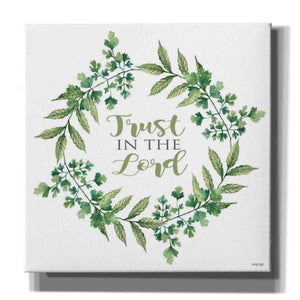 'Trust in the Lord Wreath' by Cindy Jacobs, Canvas Wall Art