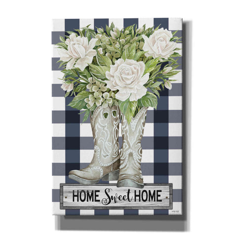 Image of 'Home Sweet Home Cowboy Boots' by Cindy Jacobs, Canvas Wall Art