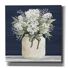 'White Flowers II' by Cindy Jacobs, Canvas Wall Art