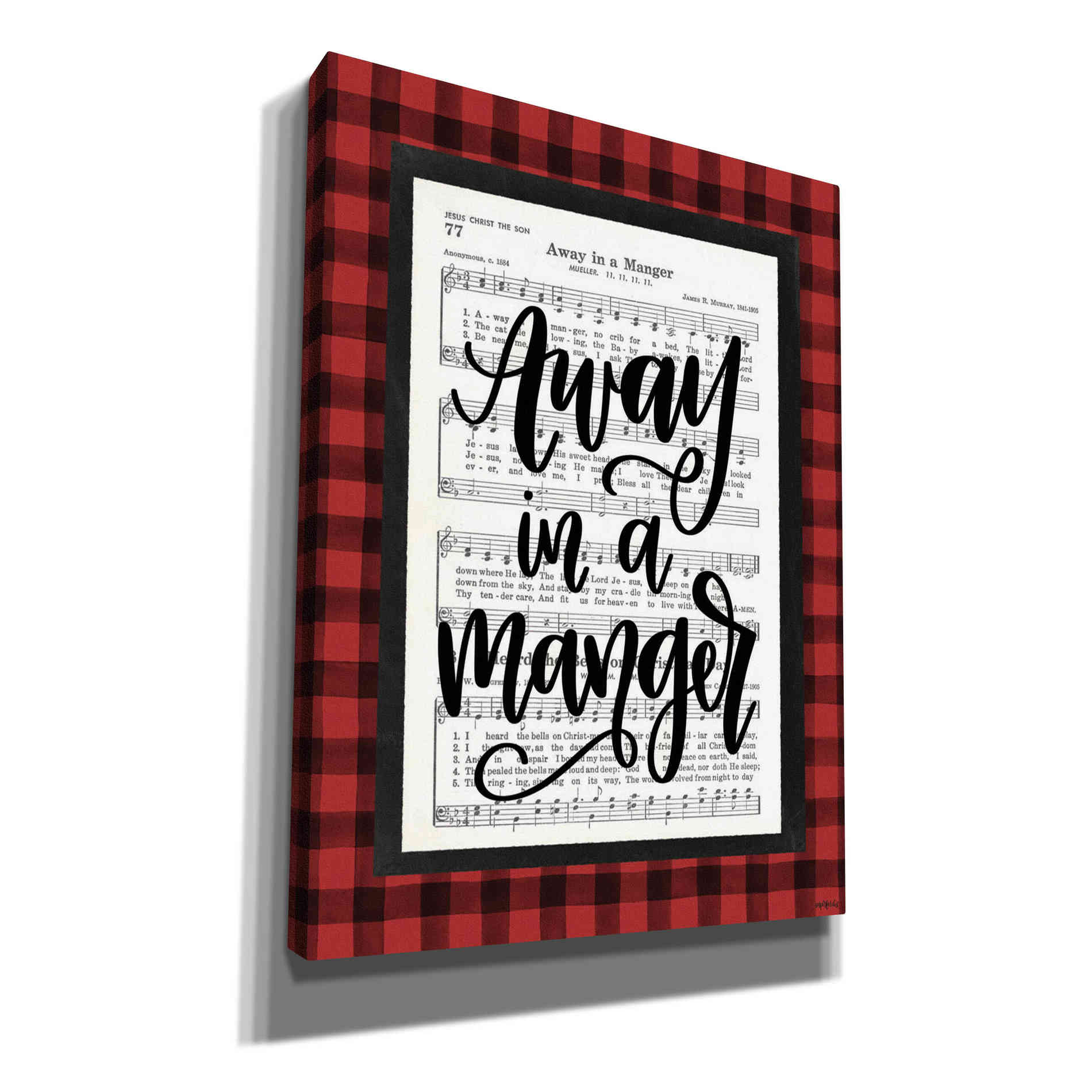 'Away in a Manger' by Imperfect Dust, Canvas Wall Art