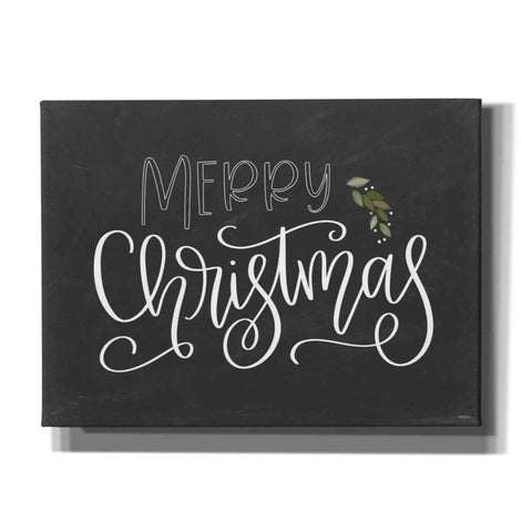 Image of 'Merry Christmas Chalkboard' by Imperfect Dust, Canvas Wall Art