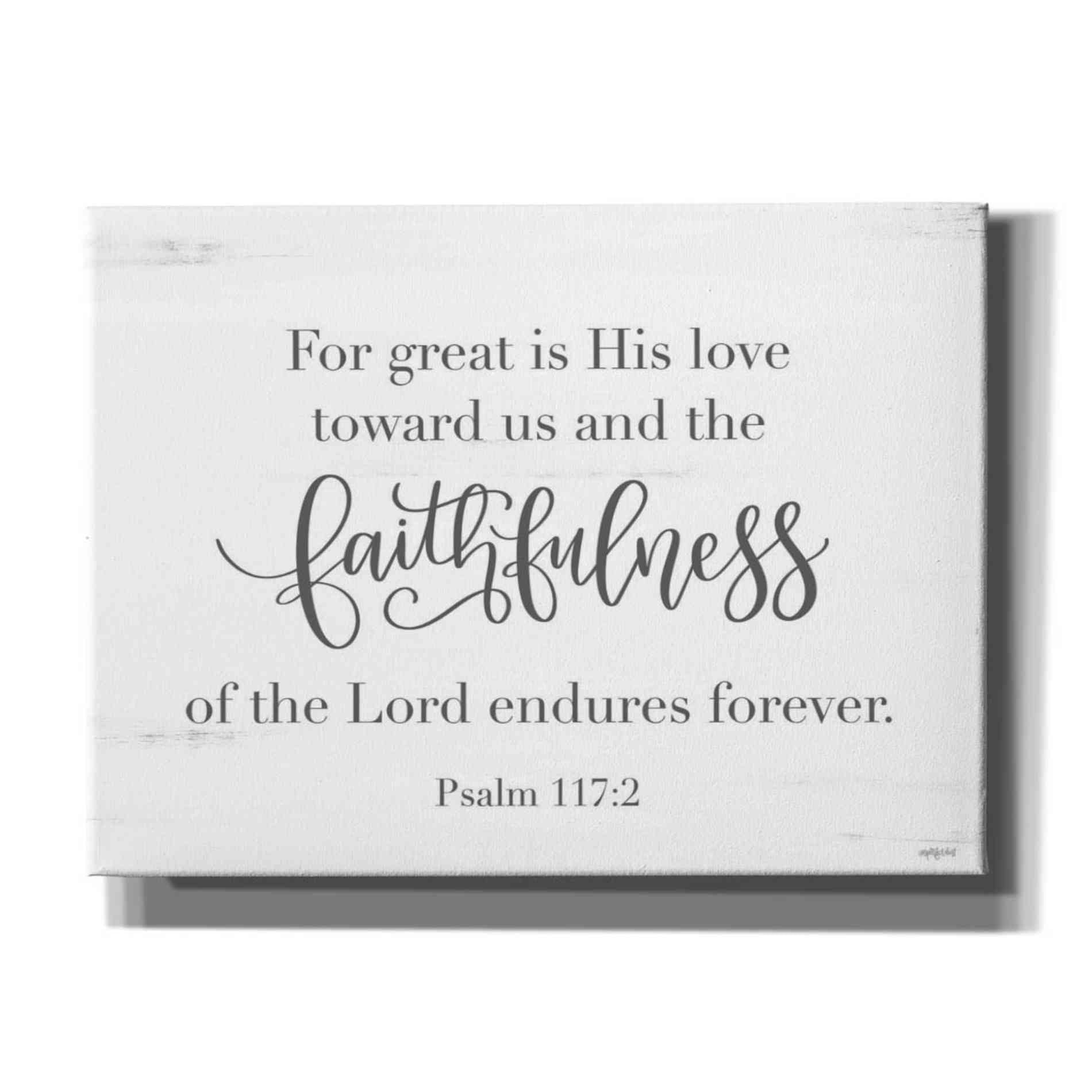 'Faithfulness' by Imperfect Dust, Canvas Wall Art