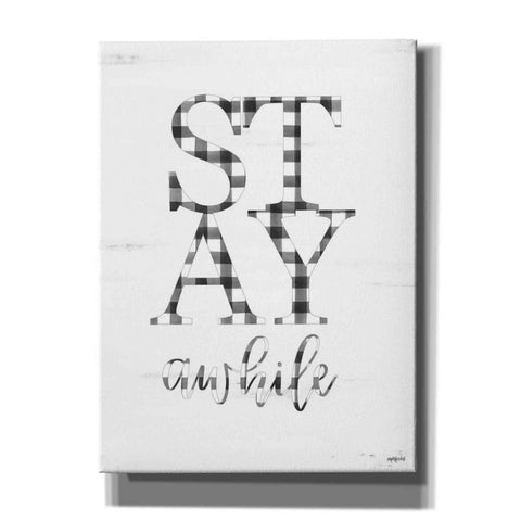 Image of 'Stay Awhile' by Imperfect Dust, Canvas Wall Art