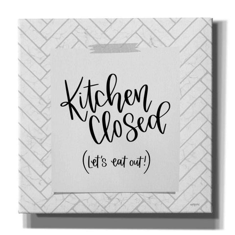 Image of 'Kitchen Closed' by Imperfect Dust, Canvas Wall Art