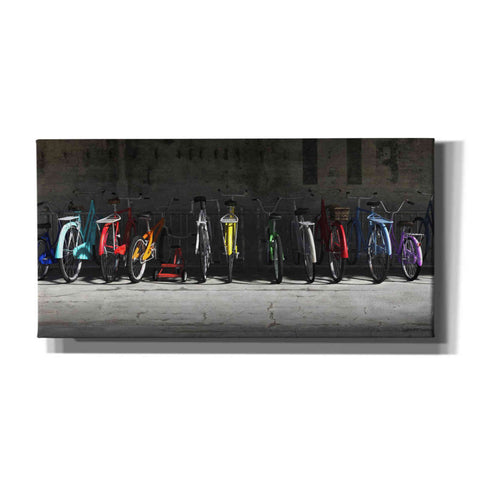 Image of 'Bike Rack' by Cynthia Decker, Canvas Wall Art