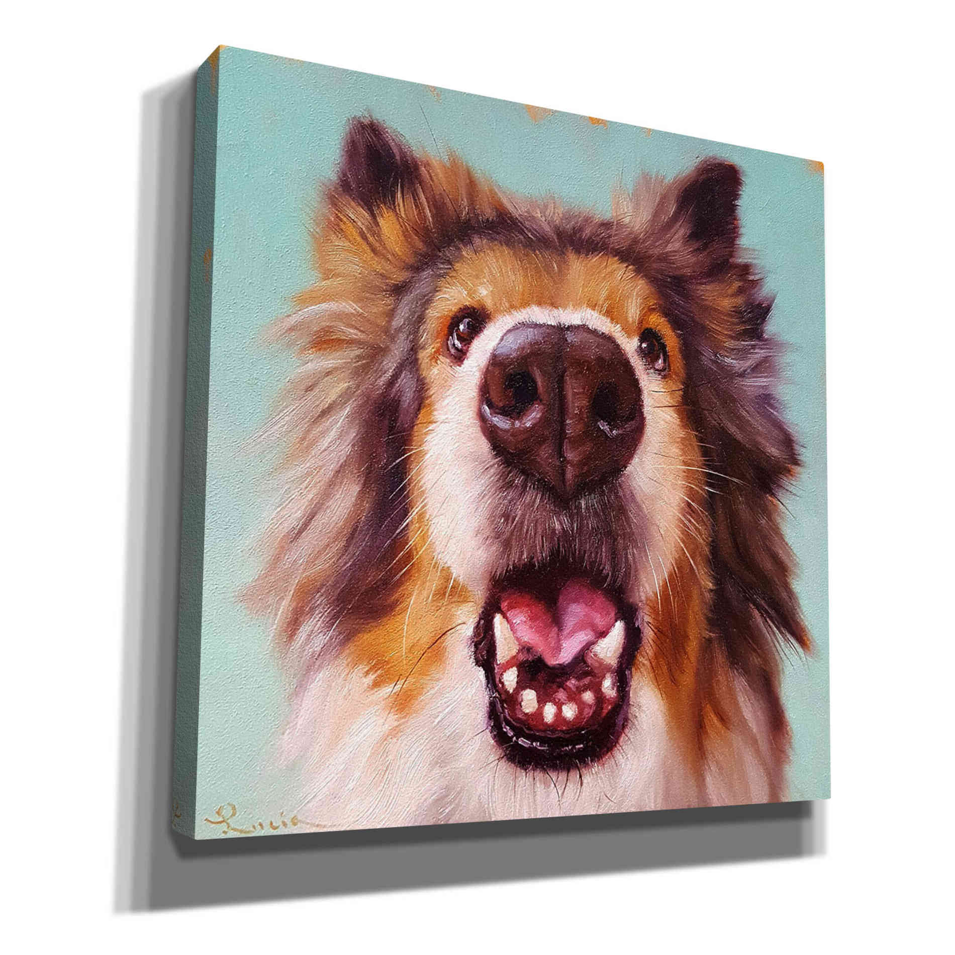 'Follow Your Nose 9' by Lucia Heffernan, Canvas Wall Art
