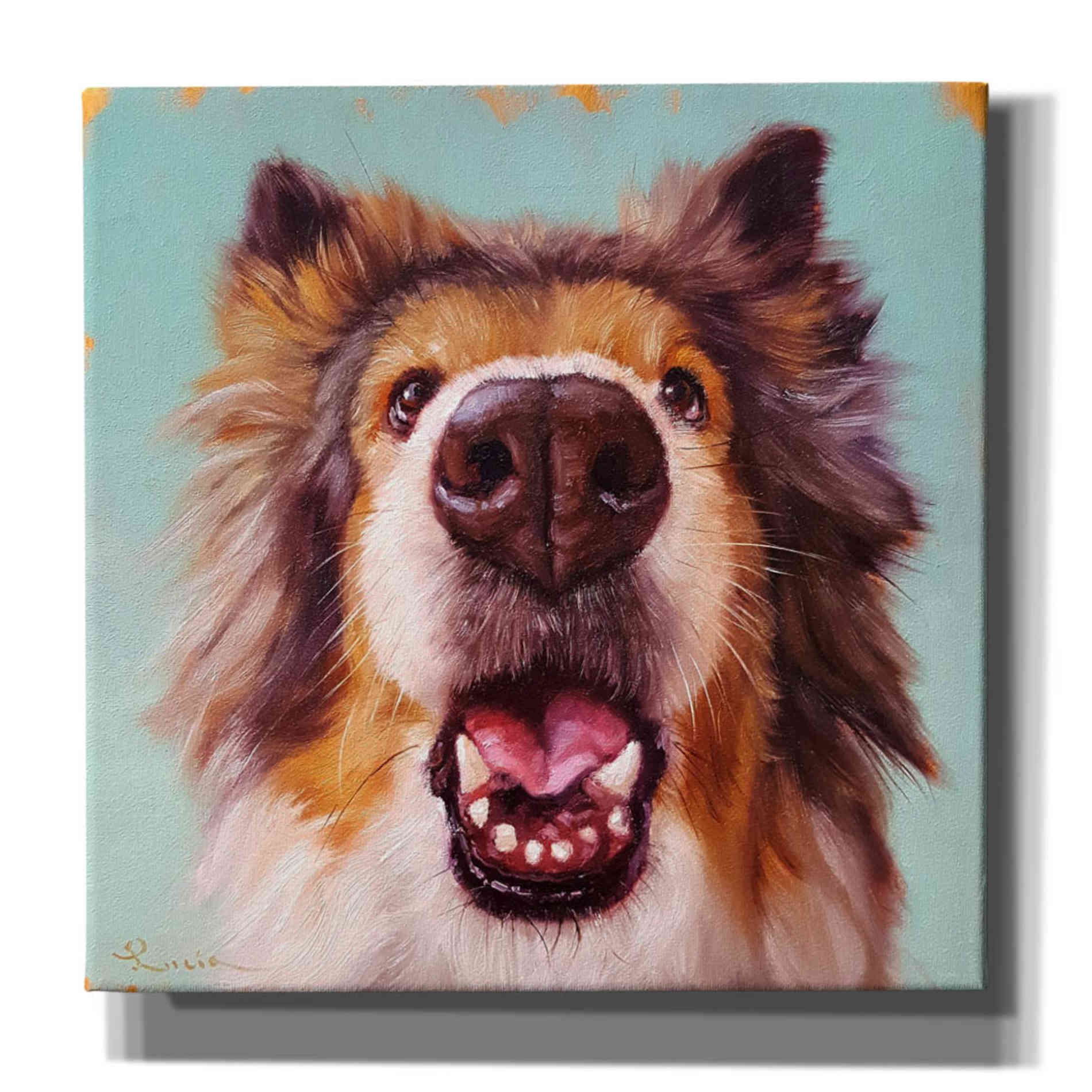 'Follow Your Nose 9' by Lucia Heffernan, Canvas Wall Art