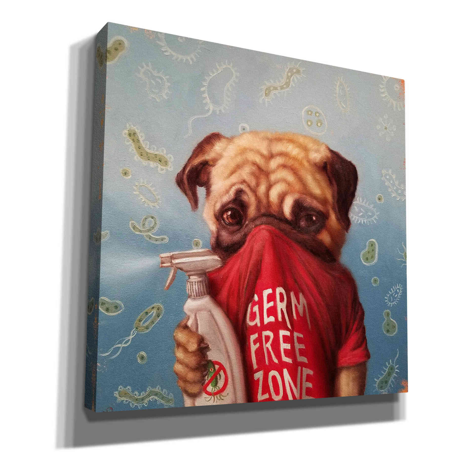 'Germaphobic' by Lucia Heffernan, Canvas Wall Art