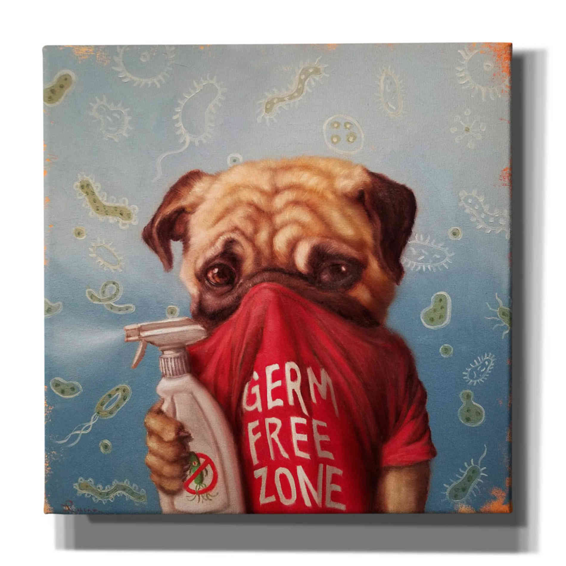 'Germaphobic' by Lucia Heffernan, Canvas Wall Art