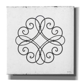 'Metal Art on Stucco II' by Lori Deiter, Canvas Wall Art